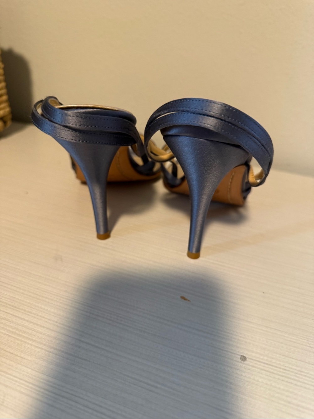 Richard Shah Grey Strappy High Heel Sandals - Picture 4 of 5